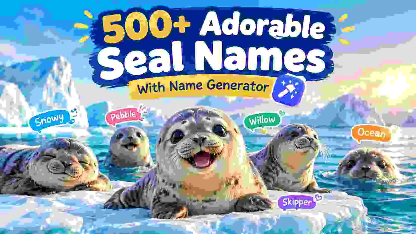 Adorable Seal Names With Name Generator