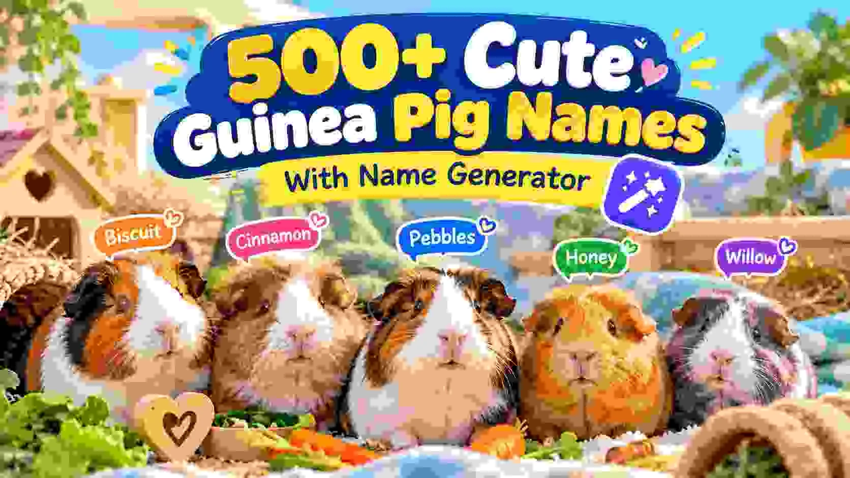 Cute Guinea Pig Names With Name Generator